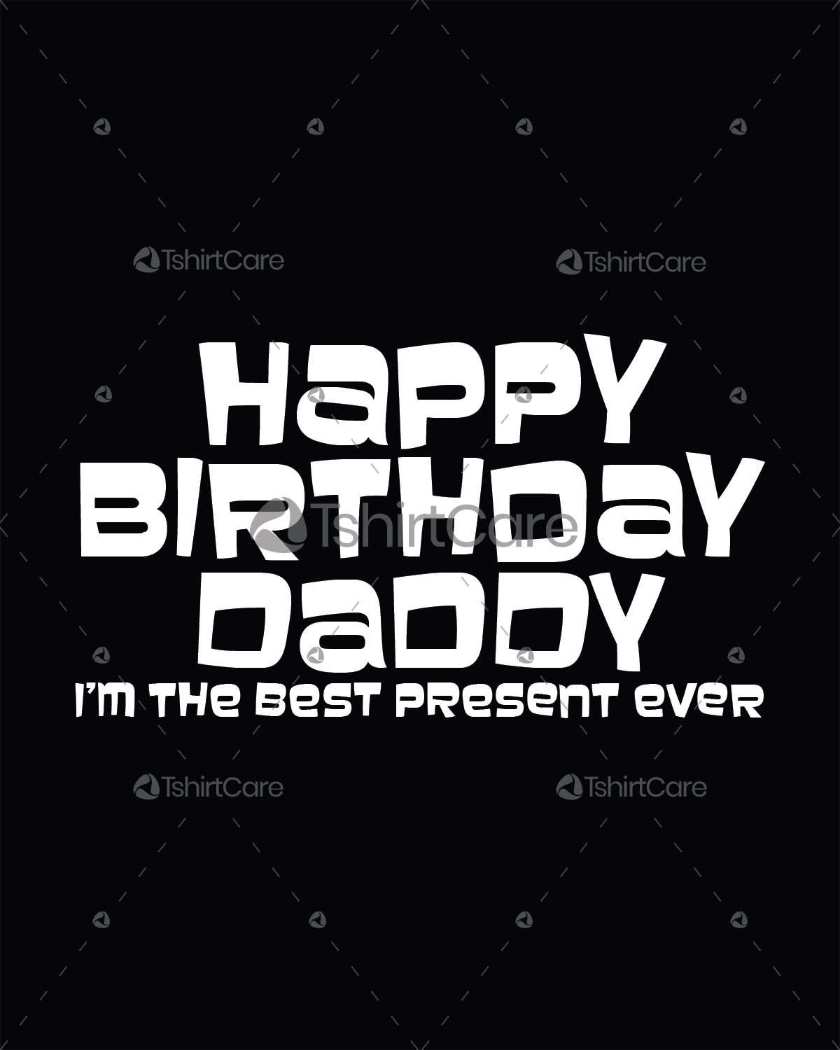 Happy birthday daddy T shirt Design Personalized Dad birthday ...