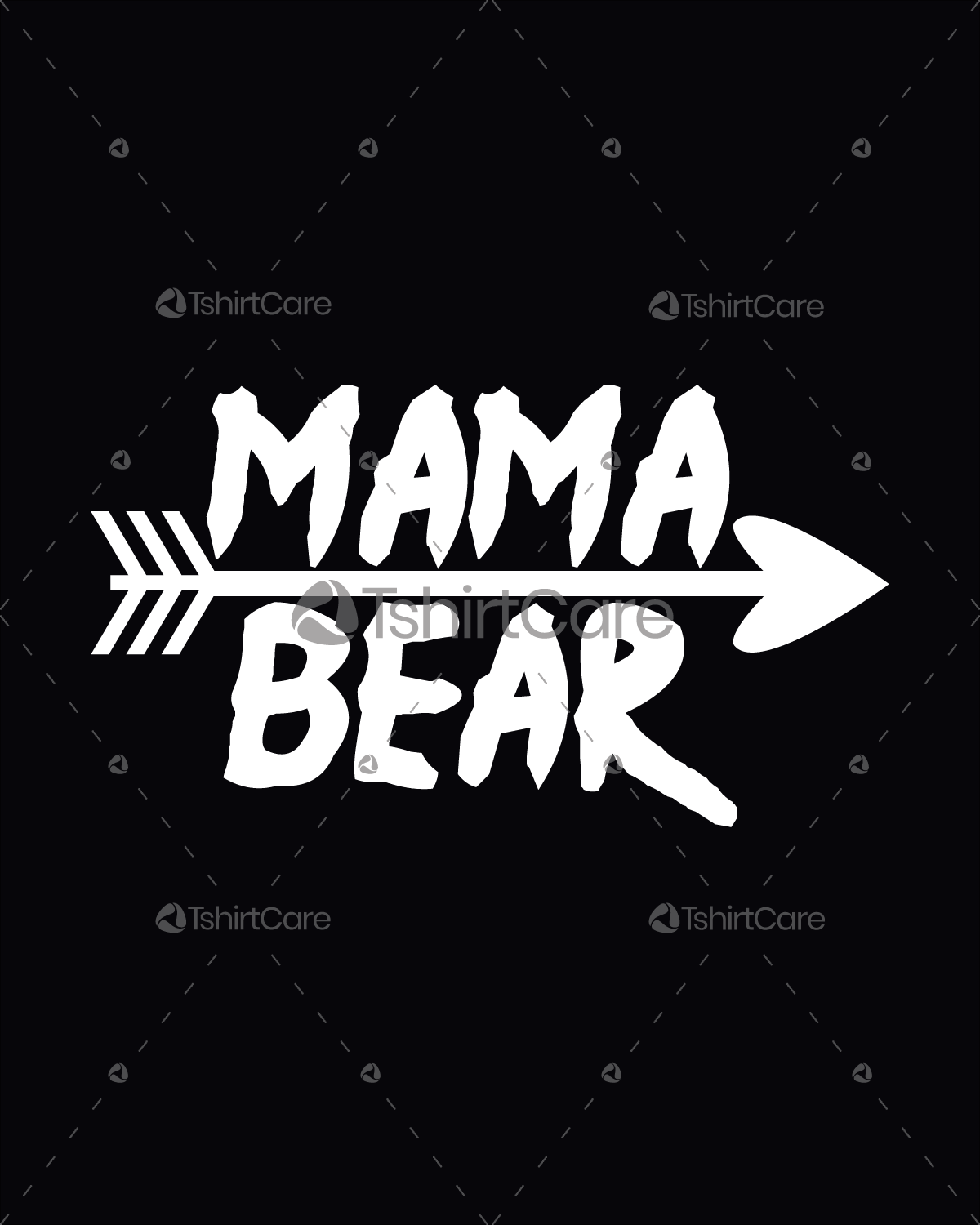 Mama bear with arrow T-shirt Design Event mothers day Tees & Shirts for Mom  & Kids