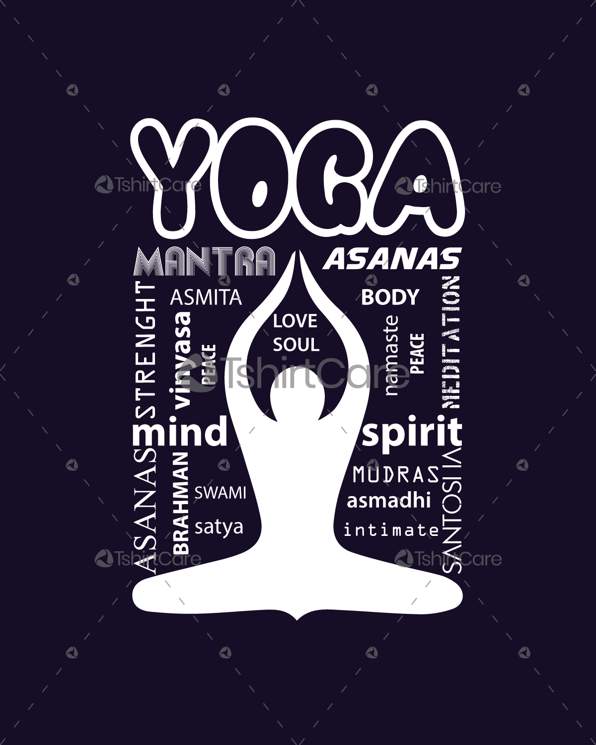 Yoga Graphic Tees Custom Yoga Clothing 