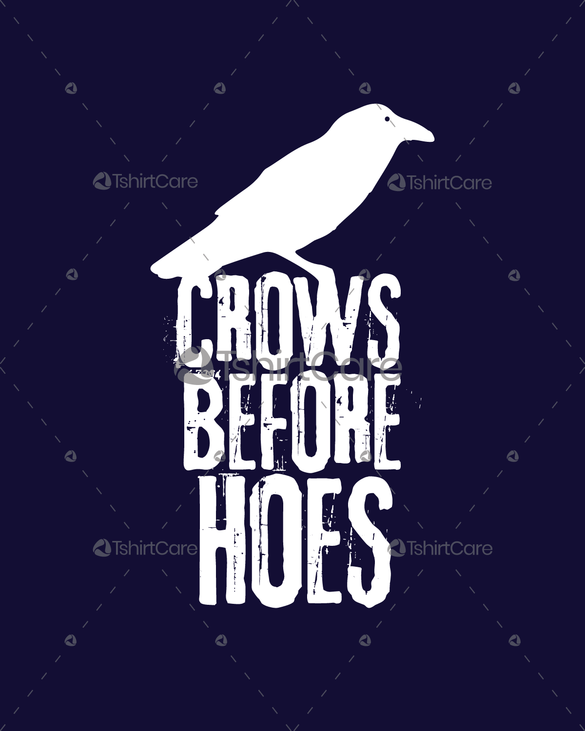 Crows Before Hoes Funny Fantasy T-Shirt Crows Before Hoes Funny Fantasy T-Shirt