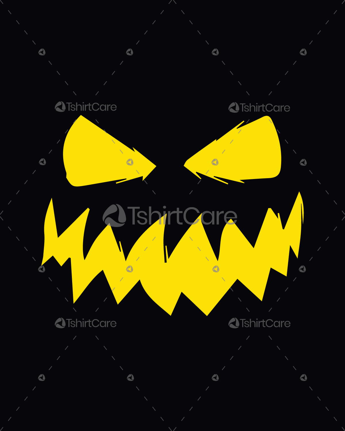 Halloween pumpkin face T-shirt Design Funny and Scary Halloween Tee for  Adult Men's & Women's