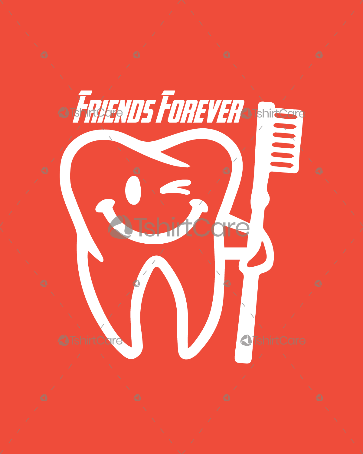 Toothbrush friends forever T shirt Design Funny friendship day T-Shirts for  Men & Women - TshirtCare