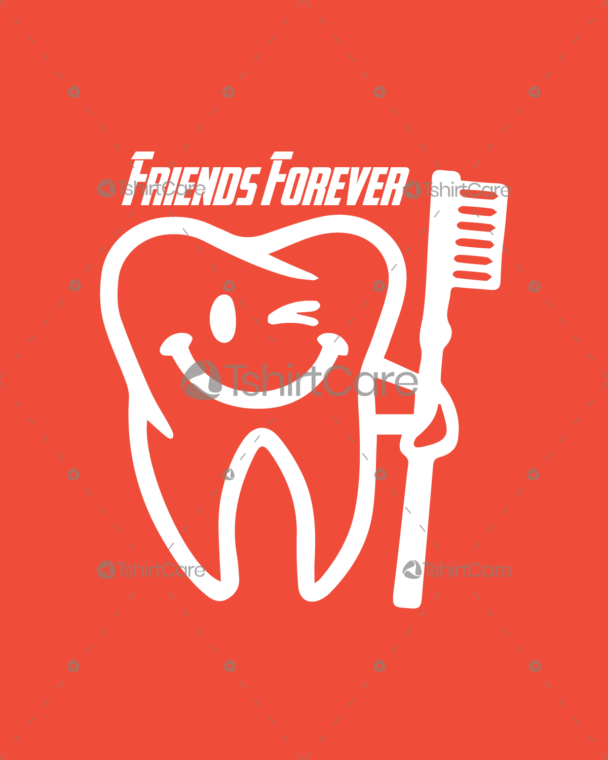 Toothbrush friends forever T shirt Design Funny friendship day T-Shirts for Men & Women - TshirtCare Toothbrush friends forever T shirt Design Funny friendship day T-Shirts for Men & Women - TshirtCare